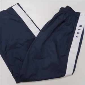 Vintage Spellout Nike Snap track pants breakaway